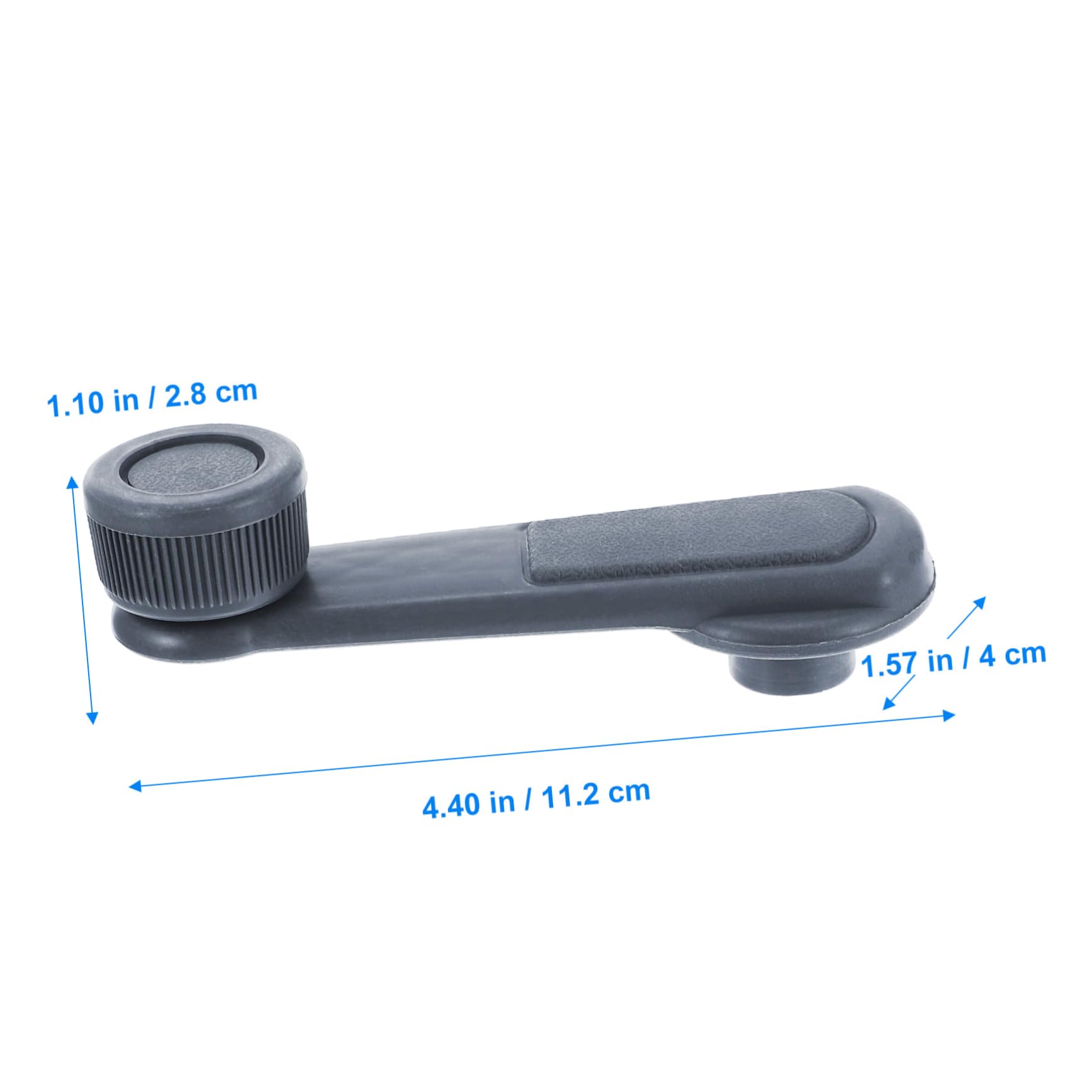 iplusmile Poignée De Lève-vitre De Voiture Manivelle De Lève-vitre Pour Portières Noire Avec Clip De Fixation