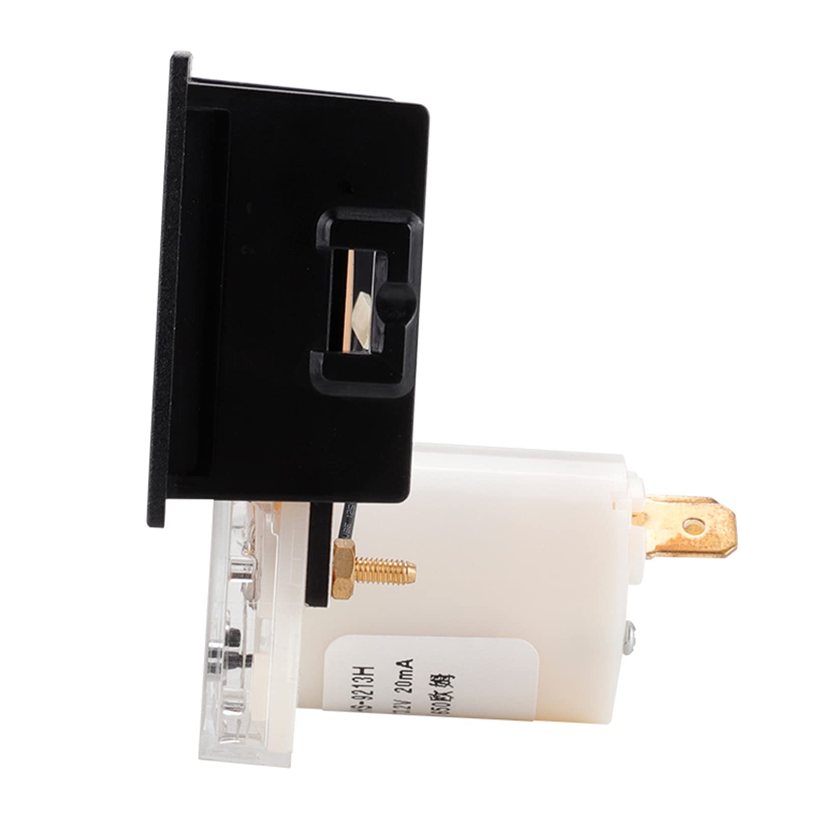 High Precision VU Meter Header TN-73, Indicador de nivel de medidor de VU de audio analógico con retroiluminación para Bricolaje, Estudio, Plataformas de Voz
