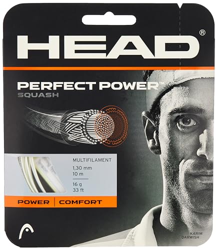 HEAD Perfect Power Seil für Tennisschläger weiß weiß 110 m
