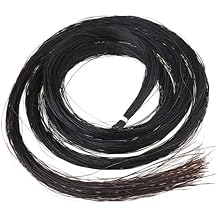 Black 32 inch Hank Mongolian Horse Hair Violin Bow Hair Replacement