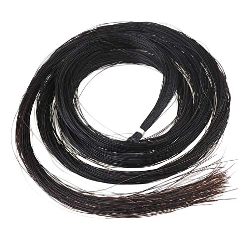 Crin de Mongolie noir pour violon : mèche de 1 hank haute résistance