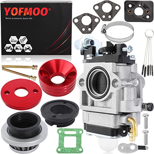 YOFMOO 15mm Carburetor for 33cc 43cc 47cc 49cc 50cc 52cc 2-stroke Engine Pit...