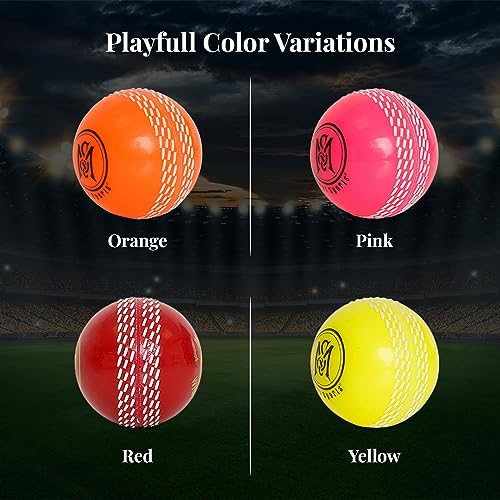 Mozi Sports Wind Cricket Balls - Indoor & Outdoor Soft Training Cricket Balls for Skills Coaching Practice - Image 7