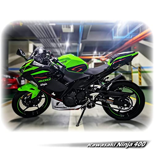 Rv For Kauasaki Ninja 400 Motorcycle Gas Tank Protector Tank Pad Sticker Fuel Tank Pad Rubber Tank Traction Gas Fuel Side Pad Gas Knee Grip Tank Anti Slip Sticker 2018+ (Red) #TOP3