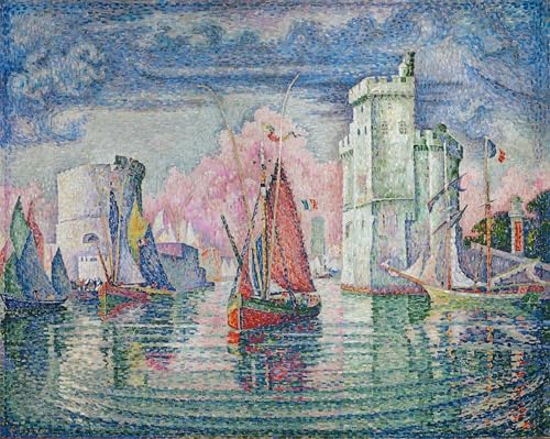 Impression Port de La Rochelle de Paul Signac : l'art graffiti mural pour votre salon