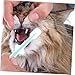 VOSAREA 1Set Silicone Toothbrush for Cats and Small Dogs Cleaning with Comfortable Grip Oral Care Kit for Daily Use