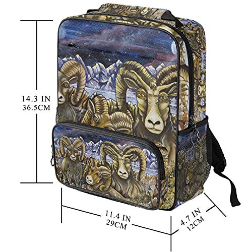 Sac à dos tendance impression rétro antilope aux finitions soignées - 5