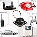 4PCS SFM-27-W Beep Tone Alarm Ringer, DC 3-24V 90dB Active Piezo Electronic Buzzer, Black Continuous Beep Speaker, Electronic Buzzer Alarm Sounder Sound Beep ﻿