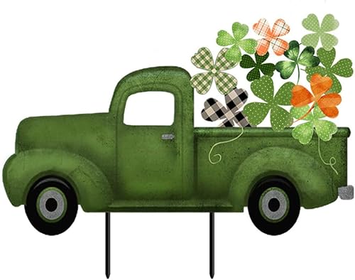 Miniatura 4 de Briarwood Lane Gnomo irlandés de San Patricio, arte metálico de 31 x 12 pulgadas