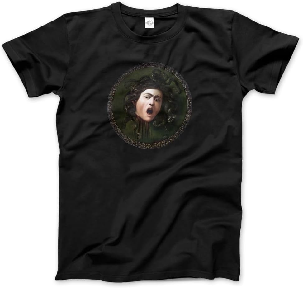 Mythological Medusa: Caravaggio T-Shirt (Adults, Kids, Short & Long Sleeve)