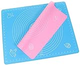 Material: hochwertiges, lebensmittelechtes Silikonmaterial (FDA genehmigt), BPA-frei und klebrig, leicht zu reinigen und farbecht.