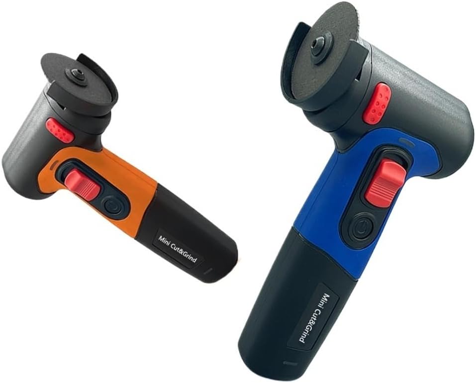 Cordless Angle Grinder 7.2V Type-c USB Rechargeable Lithium Battery Easy Grinding Polishing Cutting Machine Power Tools(DMC-001-accessories)