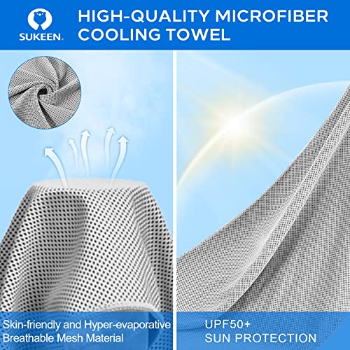 image for Sukeen [4 Pack Cooling Towel (40