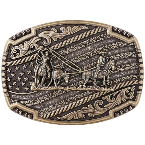 Belt Buckle for Men American Flag Texas Cowboy Belt Buckle Horse Rider Cowgirl Big Accessories Gifts