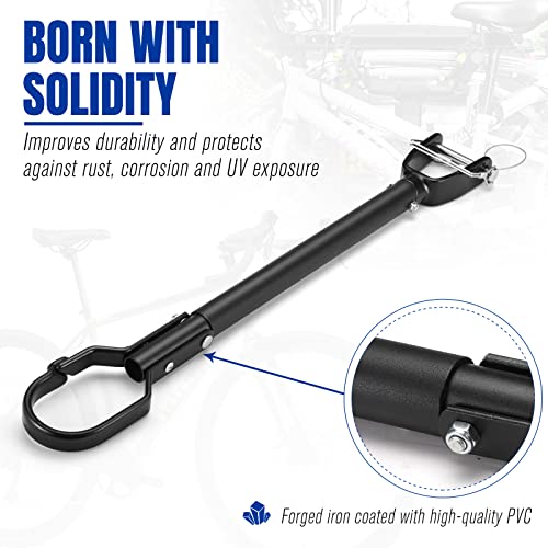 image for BUNKER INDUST Bike Bar Adapter Bicycle Top Tube Cross Bar Rack Adjusta