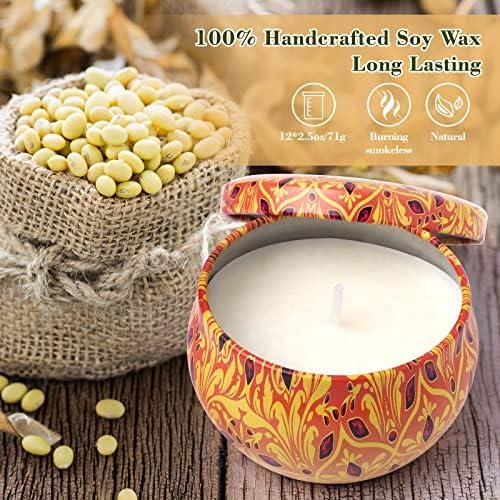 Alikiai Scented Candles for Women, Candles for Home Scented, 12 Pack Soy Wax Christmas Candles Set, Birthday Gifts for Women Best Friends Sister Colleague - Image 3