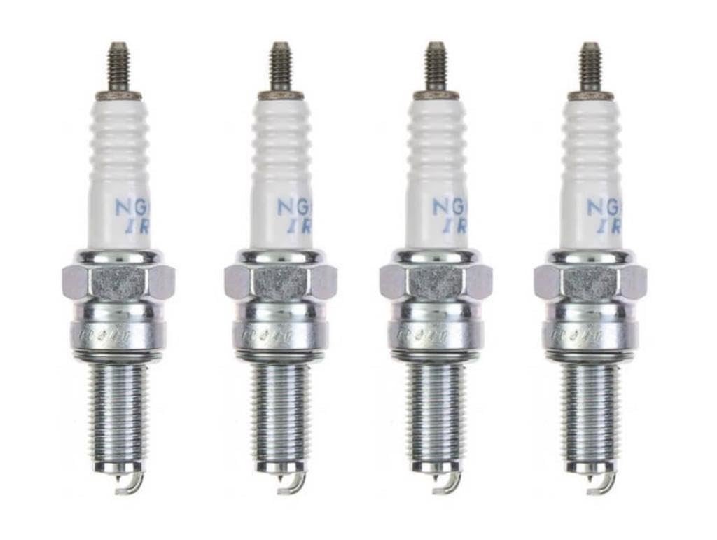 4x Zündkerze Iridium CR9EIA-9 passend für Kawasaki ER-6F/N, Z1000, GTR 1400, Ninja, Vulcan 650, Suzuki GSX-R 600 750 1000, GSR 750, Triumph Daytona 675, Yamaha V-Max 1700
