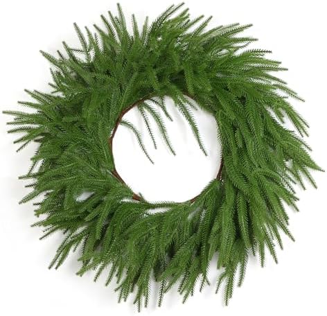 Ghirlanda Natalizia Con Luci LED - Corona Elfi Natale 50x30cm Per Porta, Camino, Finestra - Foto 6