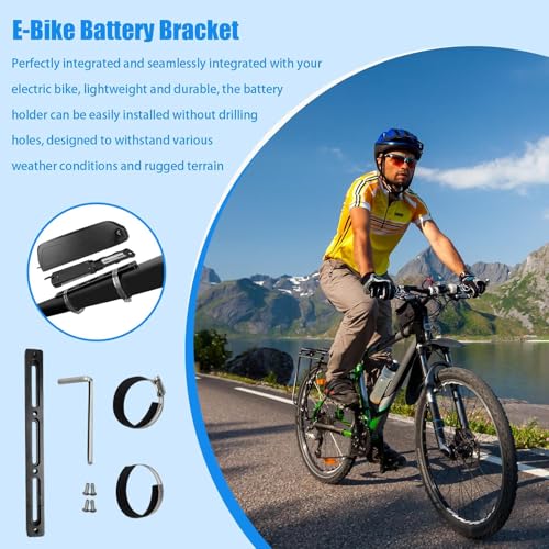 Support de batterie vélo électrique E Secure E pour éviter les vibrations d'accumulateur