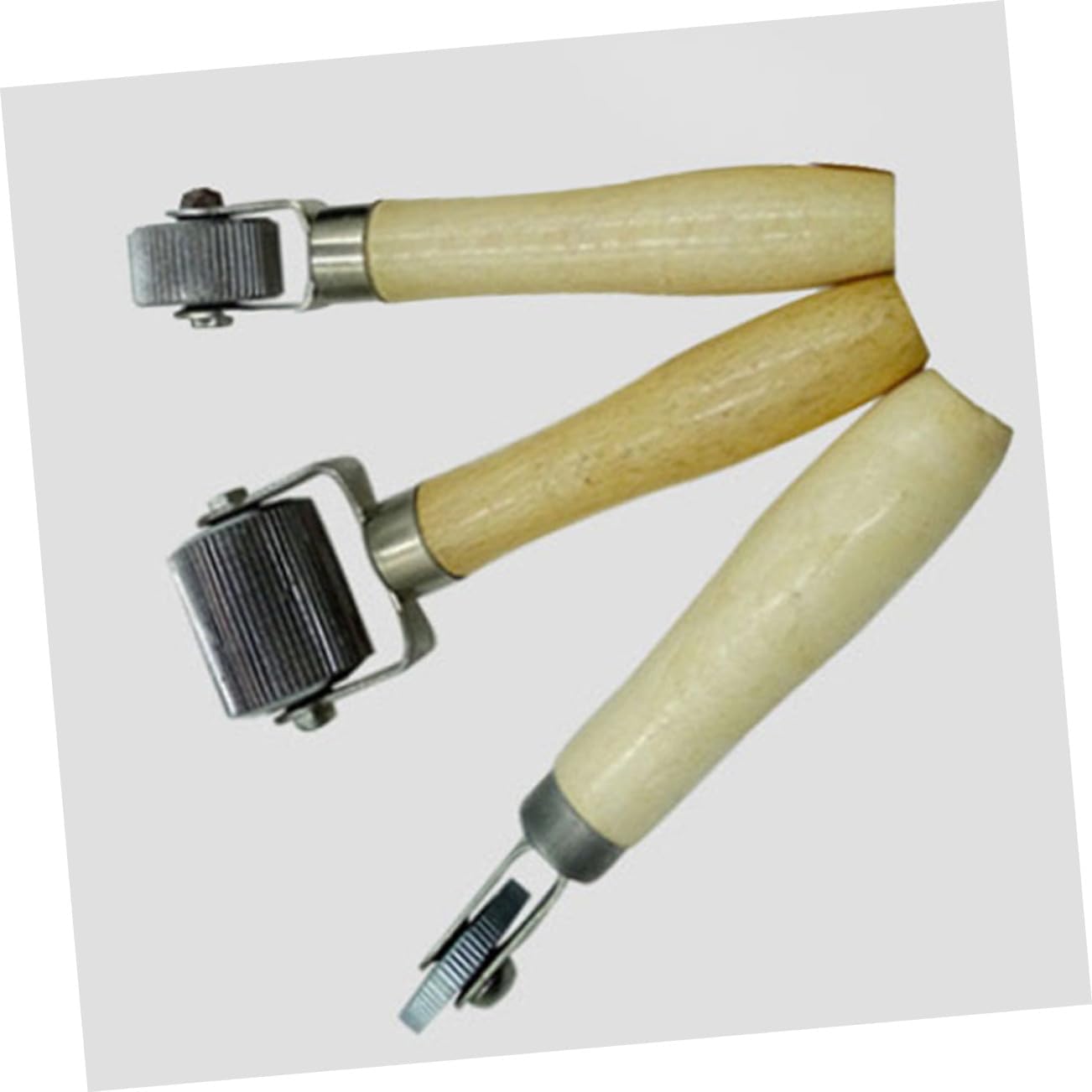 GARVALON 3pcs Tire Repair Compaction Roller Wheel Sidewall Repair Tool Heavy Duty Tire Patch Kit