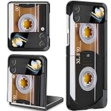 BWOOLL for Samsung Galaxy Z Flip 3 Phone Case, Slim Fit Hard PC Shockproof Drop Folding Stylish Prot