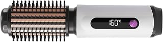 Heat Brush For Curls Curling Bar And Straightener With Ionic Technology | with 3 Temperature Settings Short Hair Curl Brush For Men Women Travel Short Thin Hair Less Frizzy More Gloss Gentle