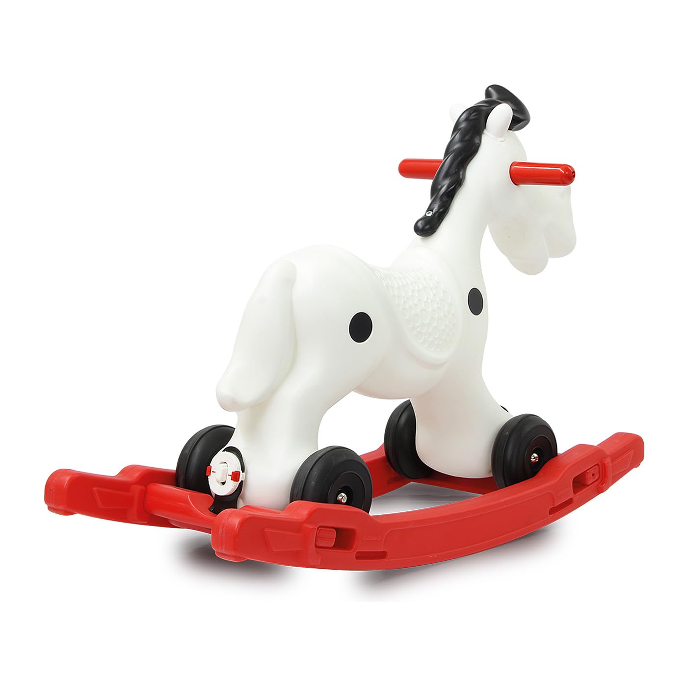 JAMARA 460275 - Cavallo a Dondolo Bob Gallop con Ruote e Pattini