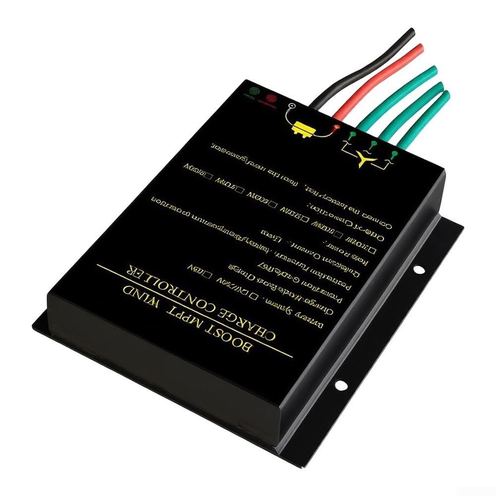 Controlador MPPT para turbina de viento de 12V 24V y regulador impermeable IP67 con indicador LED