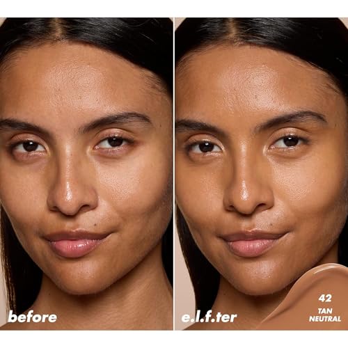 Image of e.l.f. Soft Glam Satin Concealer, Medium Coverage For Blemishes & Under-Eye, Crease-Resistant, Long Lasting, Vegan & Cruelty-Free, 42 Tan Neutral