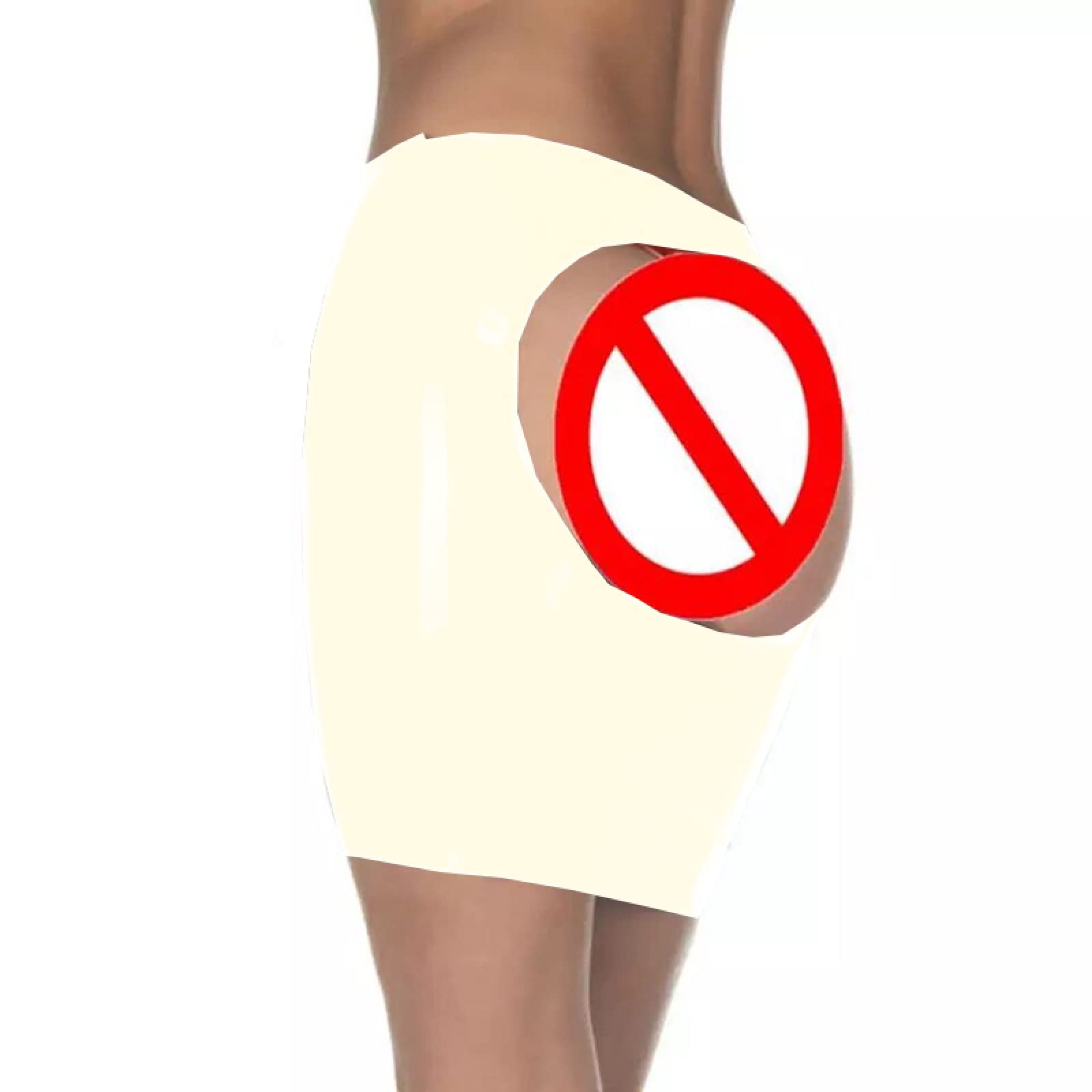Amazon.com: Women Faux Leather Open Butt Bondage Short Skirt