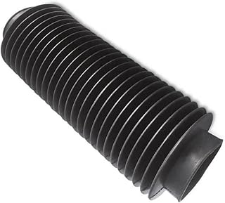 Polainas de horquilla Fuelles Maquinaria Caucho negro Flexibilidad Manga corrugada 30 mm 40 mm 50 mm 70 mm 80 mm 100 mm Diámetro interior Para bricolaje(50mm ID)
