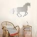 Alrens(TM) Horse Pattern Modern Creative Design Wall Decals DIY 3D Acrylic Mirror Surface Wall Sticker Living Room Children Room Bedroom adesivo de Parede Home Decoration Mural Decor