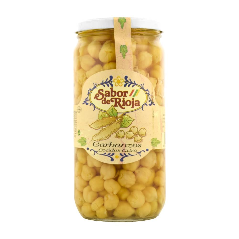Garbanzo Cocido Extra Sabor De Rioja 0.660 Kg (Pack 12 botes x 660 g.)
