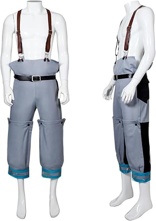 Boomtrader Shinra Kusakabe Cosplay Costume Full Set Adult Men Halloween Cosplay Shinra Kusakabe Outfits