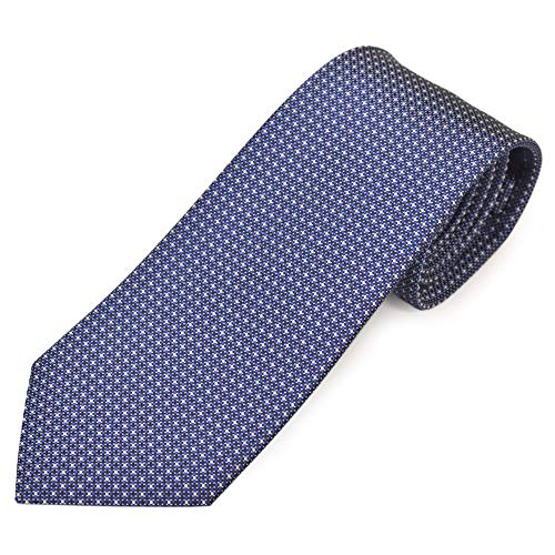 [アクアスキュータム] ネクタイ メンズ ドット柄シルクネクタイ(サイズ剣幅8cm) eam20w027 649-2 ネイビー