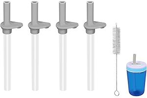 Zak Replacement Lids, Reusable Straws for Zak Bottles