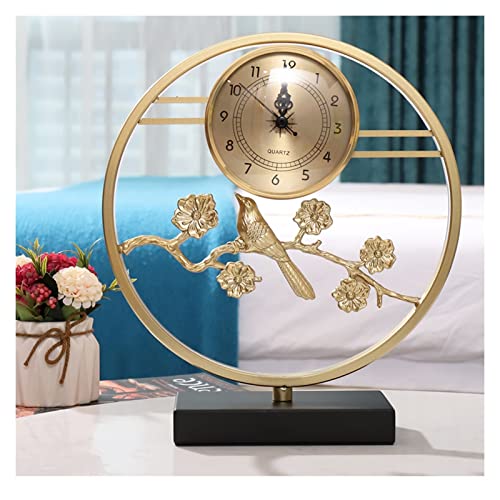 Reloj de escritorio de cobre estilo chino un regalo original para inauguración de casa nueva 6