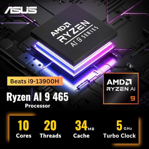 Image of ASUS Vivobook S16 AI Business Laptop, 16 inch 120Hz FHD+ Touchscreen, AMD Ryzen AI 9 465(>i9-13900H), Backlit Keyboard, FHD IR Webcam, Dolby Atmos, Stylus, Windows 11 Pro, Silver(16GB DDR5 RAM | 1TB SSD)