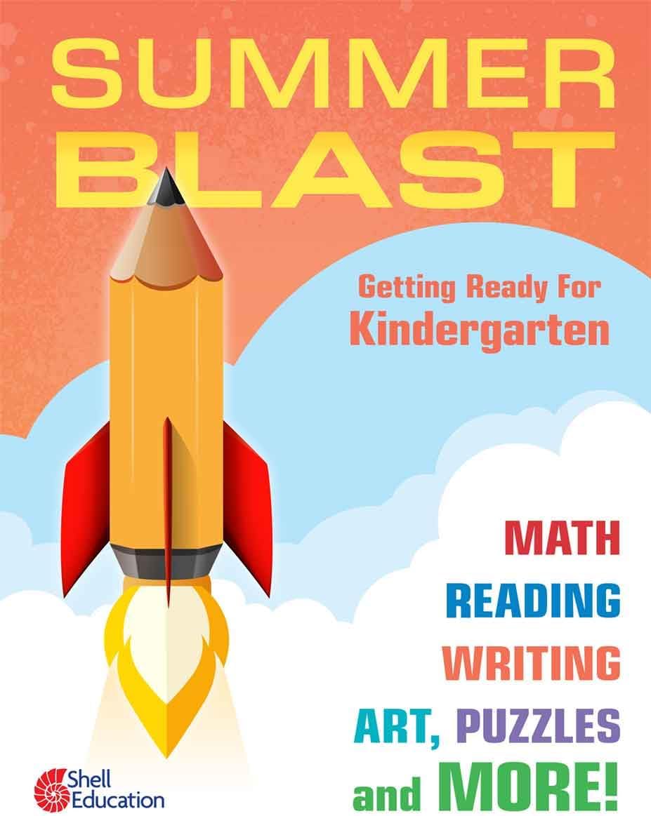 - Summer Blast: Getting Ready for Kindergarten – Full-Color Workbook for Kids Ages 4-6 - Reading, Writing, Art, and Math Worksheets - Prevent Summer Learning Loss – Parent Tips