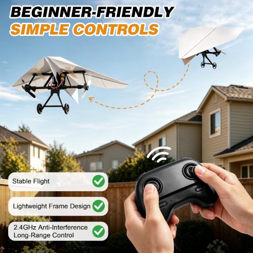 Image of DIY RC Paper Airplane Kit for Hobbyists, Pilots & Beginners