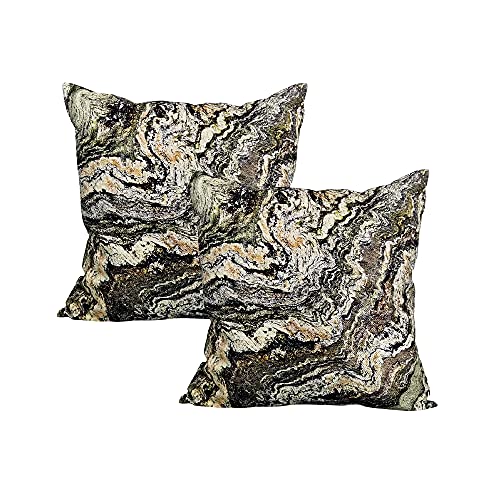 JMbeauuuty Wurfkissenbezüge 2er Set, Quadratisch Dekorative Kissenhülle Kissenbezüge Kissenbezüge Kissenbezüge für Zuhause Sofa Bett Couch Auto (Marmorierung) Cover
