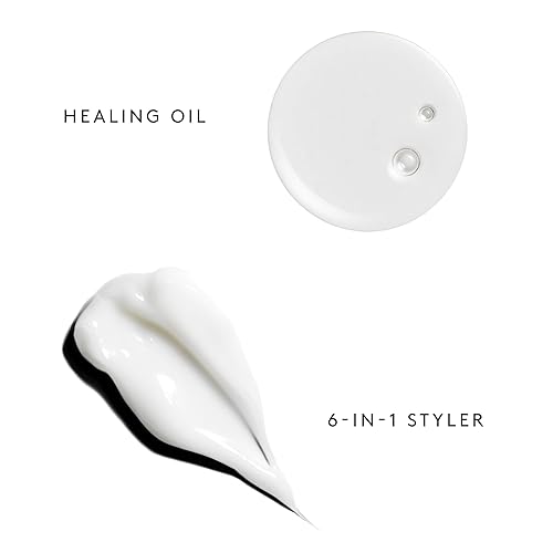 Miniatura 8 de VIRTUE Paquete de aceite curativo para el cabello y crema de peinado 6 en 1, repara, protege y peina para todo tipo de cabello, exclusivo de Tienda,