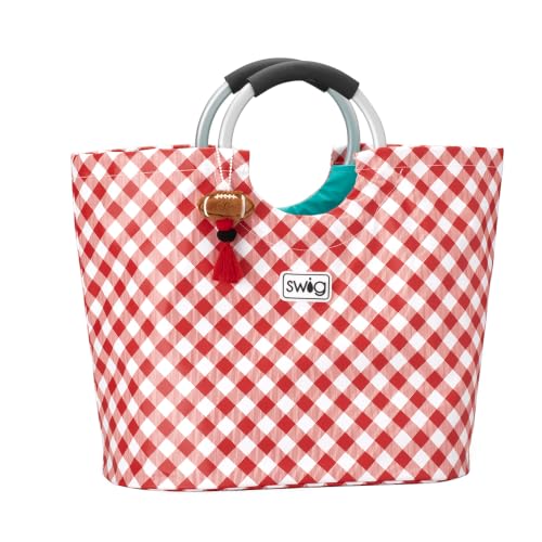 Image of Swig Life Loopi Large Waterproof Beach Tote Bag, Utility Carryall | Reusable Tote Bag - Lightweight Carryall - Easy Shoulder Straps - Grocery, Beach, Pool & Everyday Errands