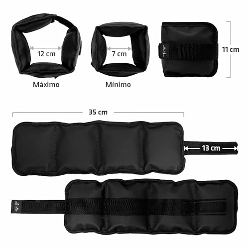 Caneleira de Peso 1kg Muvin – Tornozeleira – Ajustável – Academia – Treino – Exercício – Fitness – M