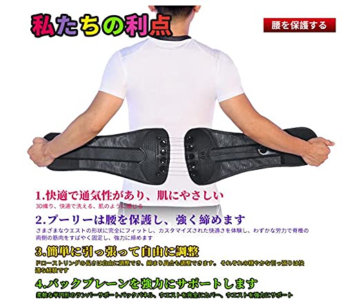 Amazon | 腰痛ベルト 猫背矯正ベルト 圧倒的腰痛改善力を実現 腰痛対策