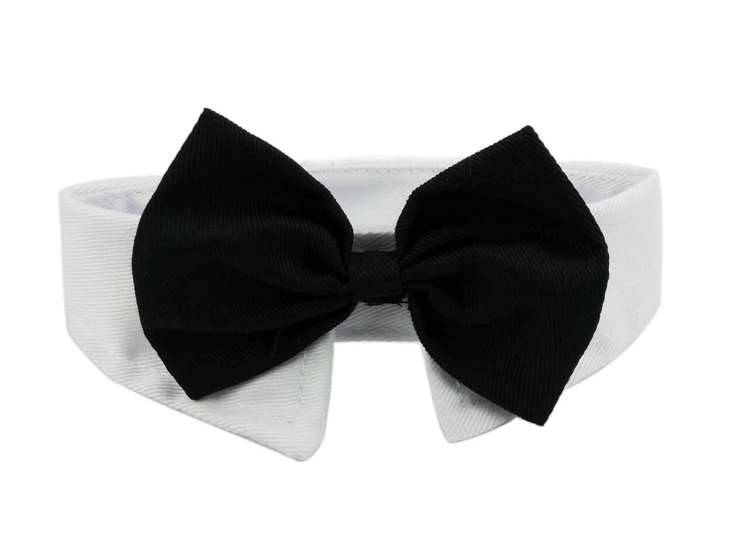 2 Pezzi Cane Gatto Cravatta Formale Collare Cotone Animale Domestico Regolabile Papillon Bowknot per Nozze Partito