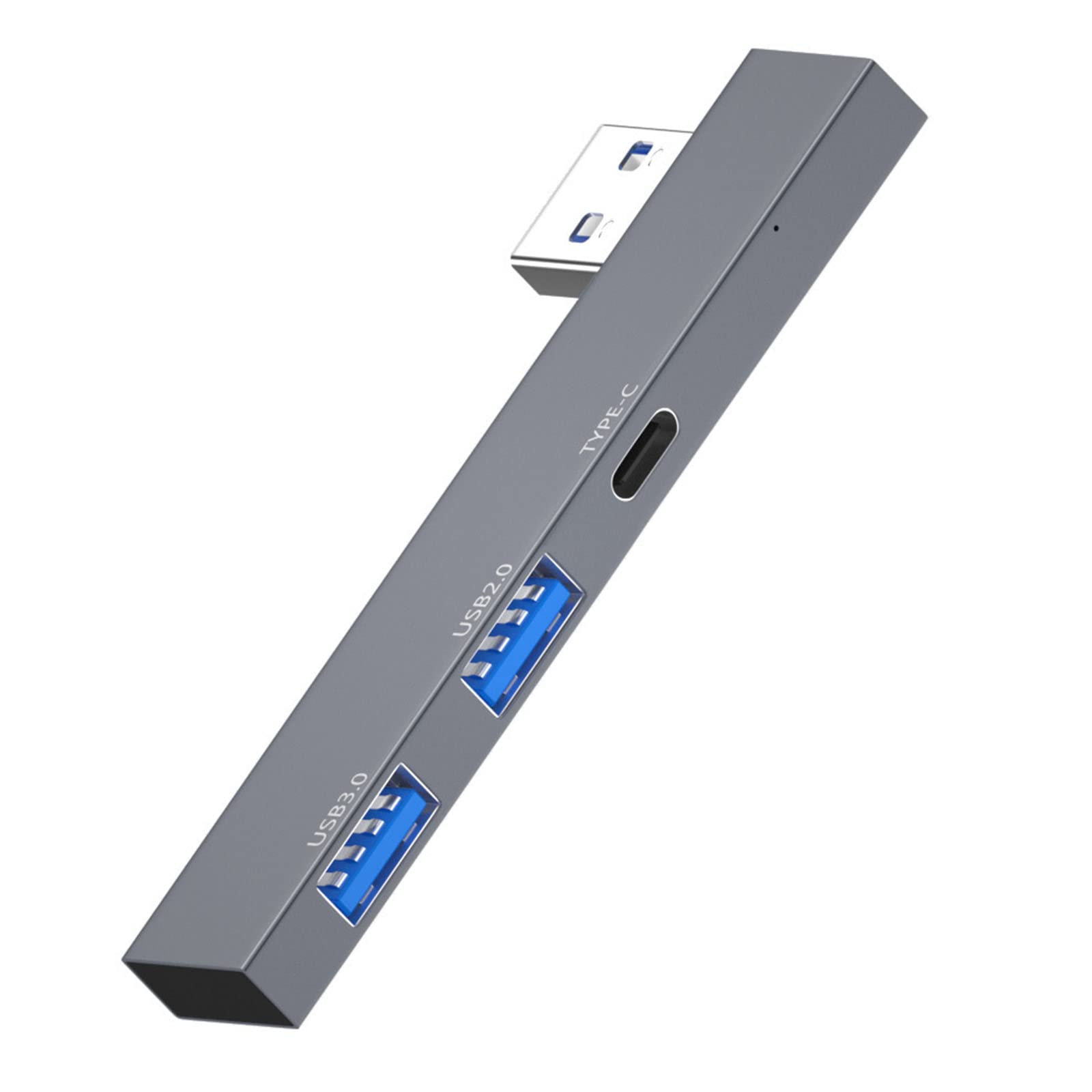 Maxtonser 3-Port Usb Hub 2.0 USB/Type C Splitter Laptop Computer Notebook Accessories Aluminum Alloy Multi Extender Gadget