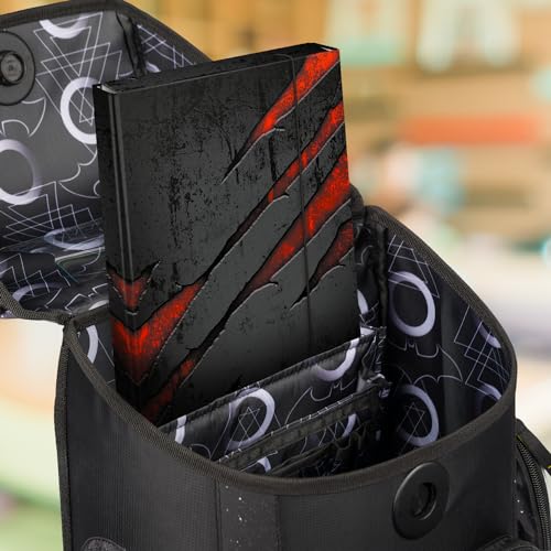 Baagl Volcano Box for School Bag A4 Folder for Children with Elastic Strap and Inner Flaps, Collector's Folder - Image 2