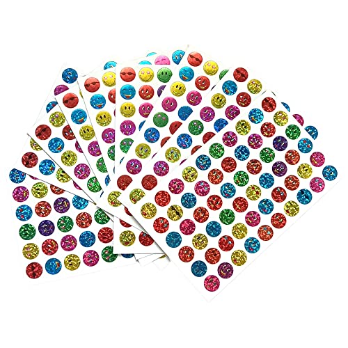 600 Glitter Smiley Stickers 10 Sheets,7 Multicolours,School Kids, Kids and School Teachers Classroom Smiley face Reward Stickers and Parents,Craft,Project,Kids Return Gifts,Kids Birthday Gifts (B0BWFQN9HX) Amazon Price History, Amazon Price Tracker