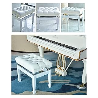 TEmkin Banc de Piano d’artiste Solo de Luxe, tabourets de Clavier réglables en Hauteur de 10 cm avec siège rembourré en Cuir, 60 x 40 x 50-60 cm - Les Beatles, Paul McCartney, John Lennon, RIngo Starr, George Harrison TEmkin Banc de Piano d'artiste Solo de Luxe, tabourets de Clavier réglables en Hauteur de 10 cm avec siège rembourré en Cuir, 60 x 40 x 50-60 cm – Image 6
